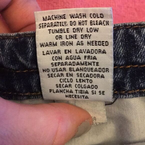L.E.I denim mini skirt size 9 - Picture 7 of 8